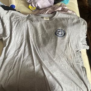 Gray simply southern shirt with turtle on back
